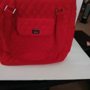 Vera Bradley Quilted Red Tote Bag